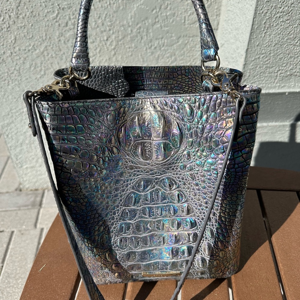 Rare Brahmin “Mother of Pearl” Bucket Bag - Picture 2 of 8